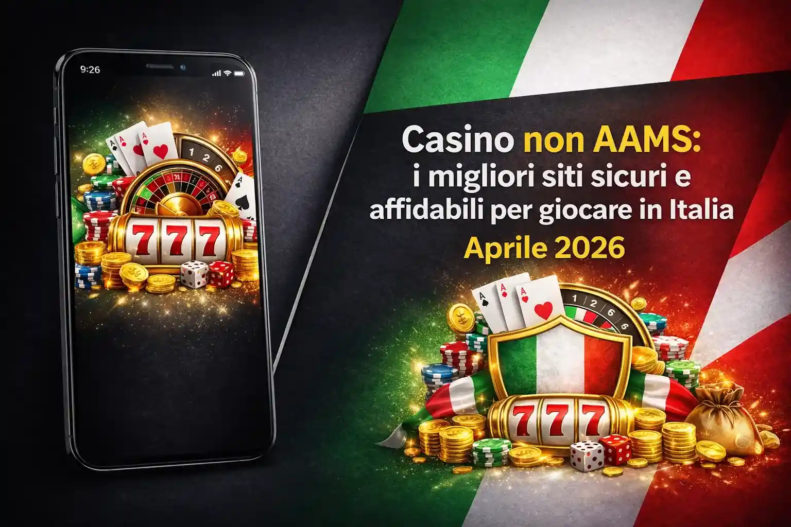 Casino non AAMS: i migliori siti sicuri e affidabili per giocare in Italia, aprile 2026
